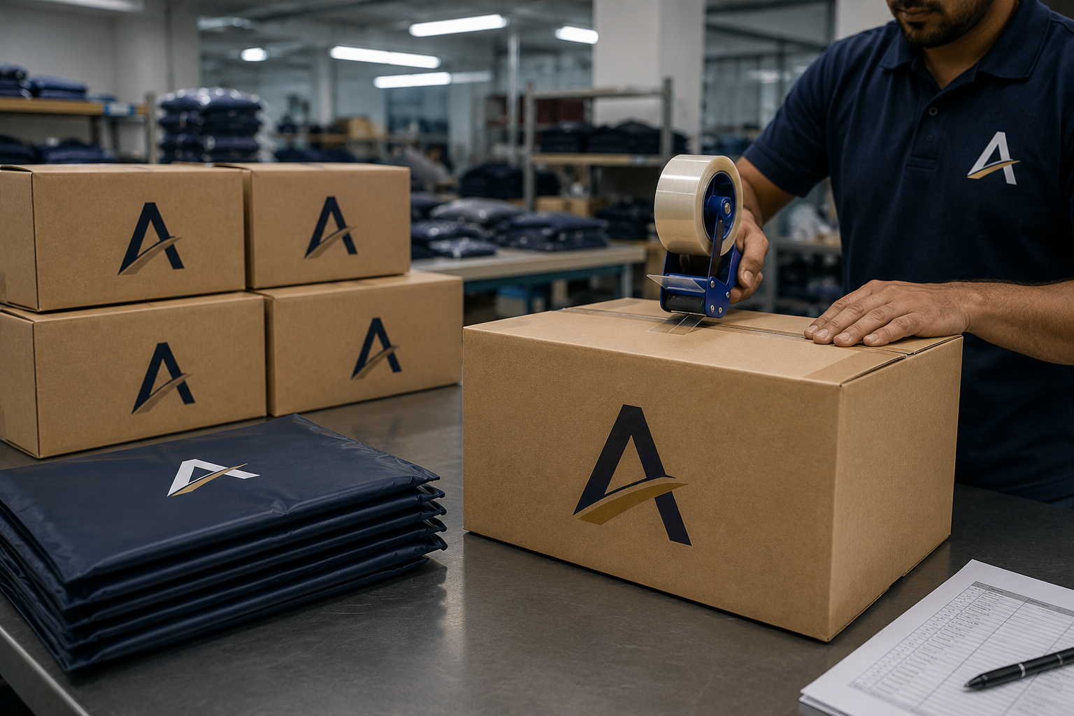 Packing Dispatch placeholder for Arvion Apparel