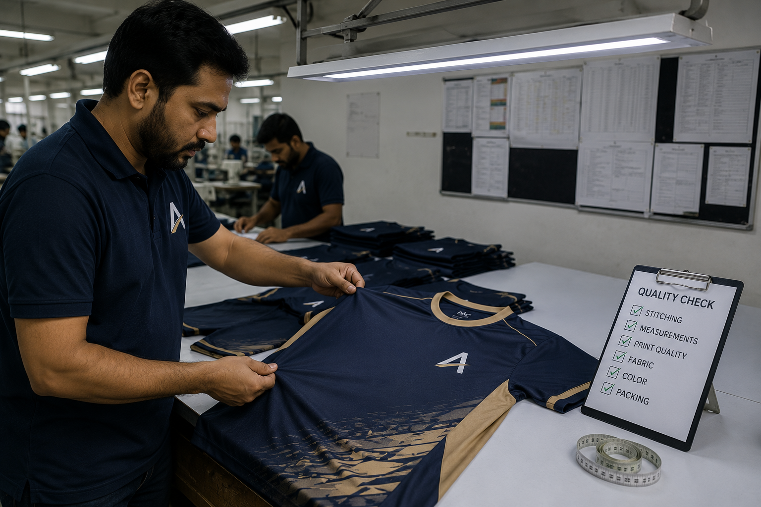 Quality Control for Custom Sportswear